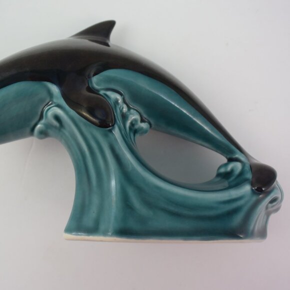Poole Pottery Dolphin Cresting Wave, Vintage Made in England - Picture 7 of 12